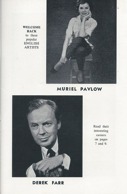 Mary Mary by Jean Kerr
Comedy Theatre Melbourne 1963 Cast: Derek Farr, Lorraine Bayly, Edward Howell, Dermot, Muriel Pavlow