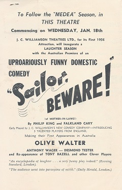 Meda - Comedy Theatre Melbourne 1955
Starring Judith Anderson