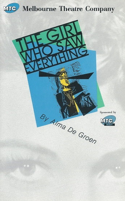 The Girl Who Saw Everything
by Alma De Groen
Cast : Pat Bishop, Roger Oakley, Gary Day, Louise Siversen, Tamara Cook