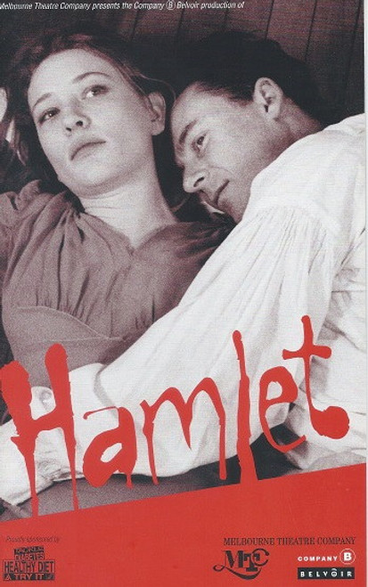 Hamlet
by William Shakespeare
Cast : Cate Blanchett, Peter Carroll, Jason Clarke, Ralph Cotterill, Gillian Jones, Russell Kiefel, Jacek Koman, Keith Robinson, Richard Roxburgh, Geoffrey Rush, Kevin Smith, David Wenham 