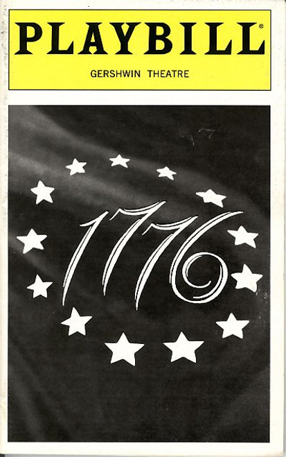 1776  is a musical with music and lyrics by Sherman Edwards and a book by Peter Stone. It is based on the events leading to the writing and signing of the United States Declaration of Independence in Philadelphia, Pennsylvania