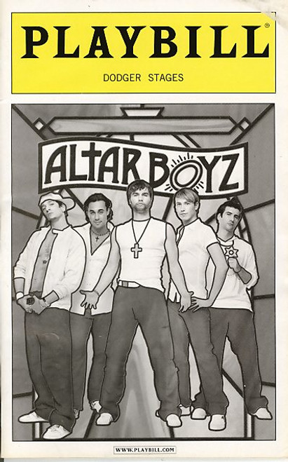 Altar Boyz is a musical comedy with music and lyrics by Gary Adler and Michael Patrick Walker and book by Kevin Del Aguila (based on an idea by Ken Davenport and Marc Kessler)