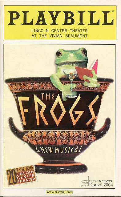 Frogs (Oct 2004)
Nathan Lane, Roger Bart, Burke Moses, John Byner
Lincoln Center Theatre