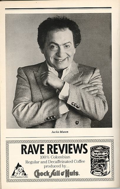 Jackie Mason Brand New
Executive Producer Jyll Rosenfeld (Dec 1990) - Neil Simon Theatre
