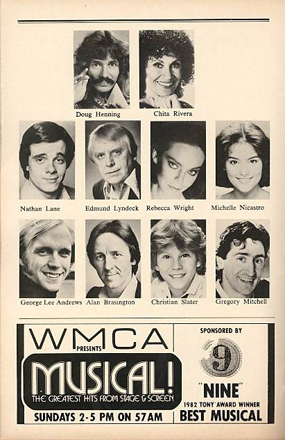 Merlin (Mar 1983) Doug Henning, Edmund Lyndeck, Nathan Lane, Christian Slater - Mark Hellinger Theatre
Merlin was a musical based on a concept by popular illusionist Doug Henning and Barbara De Angelis, written by Richard Levinson and William Link, with music (and incidental music) written by Elmer Bernstein and lyrics by Don Black.