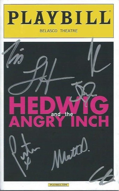Hedwig and the Angry Inch Signed Playbill