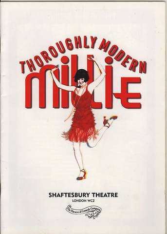 thoroughly modern millie broadway poster