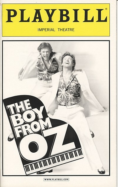 The Boy from Oz Broadway 2003 Playbill Hugh Jackman