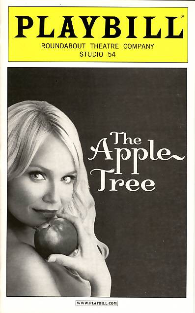The Apple Tree 2007 Playbill Studio 54 Kristin Chenoweth