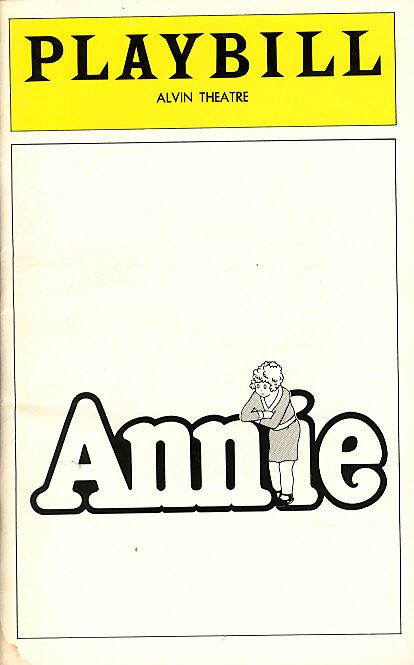 Annieページ Annie Broadway Nov 1978 Playbill Shelly Bruce