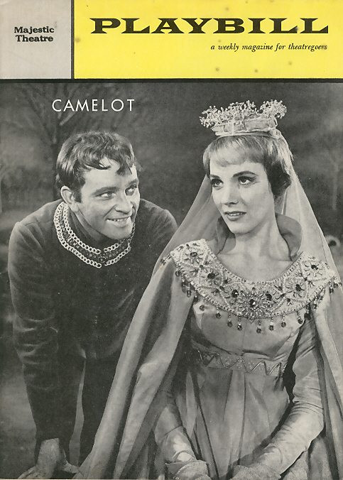 Camelot Dec 1960 Broadway Playbill Julie Andrews Richard Burton