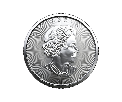 1oz Silver Maple Leaf Coin (2020) - Tube of 25