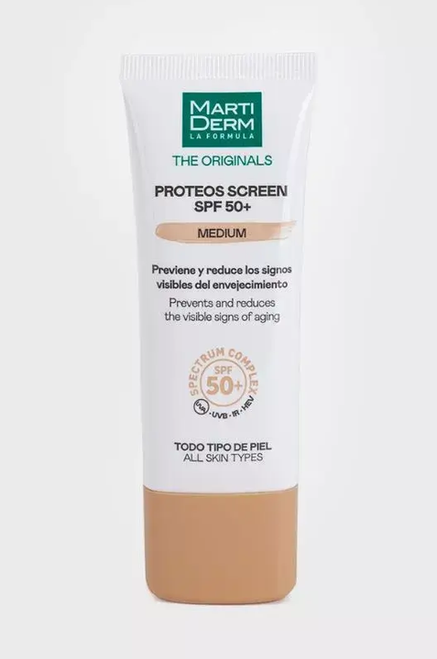 Martiderm proteos screen SPF 50+ color medium 40 mL