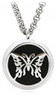 Premium Aromatherapy Essential Oil Diffuser Locket 24" Necklace - Butterfly