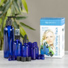 Blue Apothecary Bottles – Variety Pack context