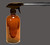 16 oz Amber Glass Bottle with Black Trigger Sprayer 3
