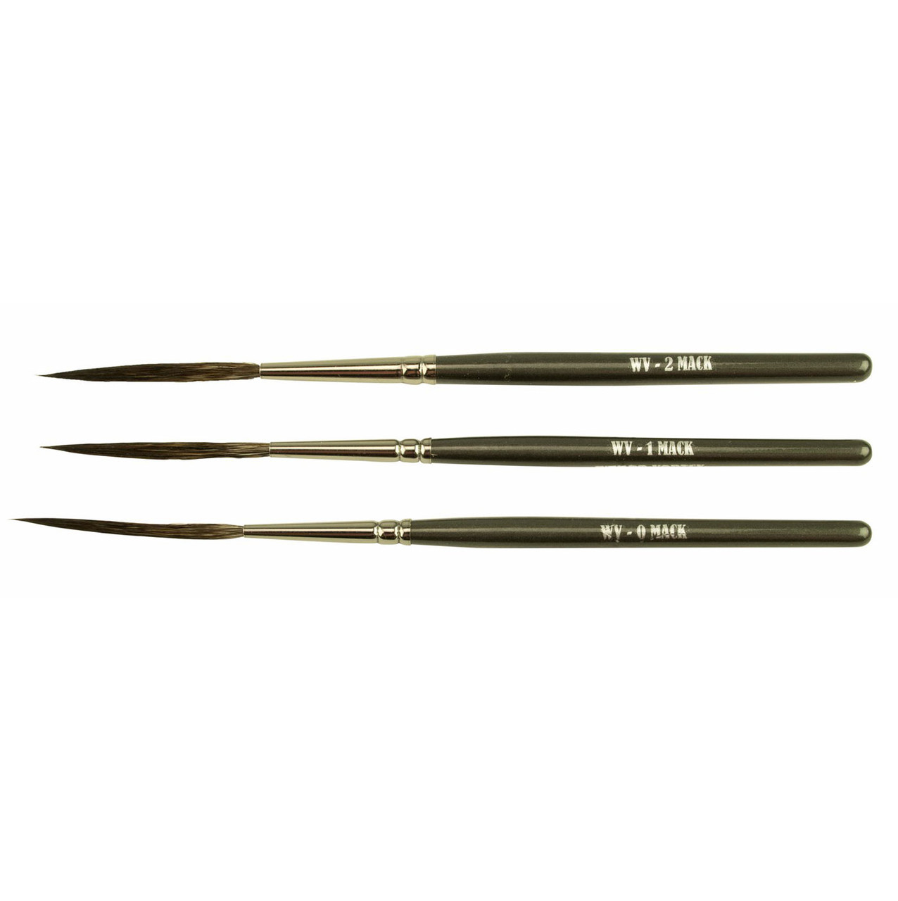 Andrew Mack Wizard Black Widow Scroll Striper Brush – Serie WBW, Größe 1, Für Präzise Linien & Muster