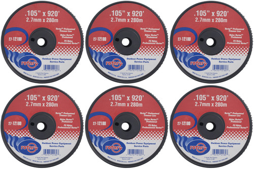 Six (6) Pack of Vortex Trimmer Line 12180 .105 x 920 Spools