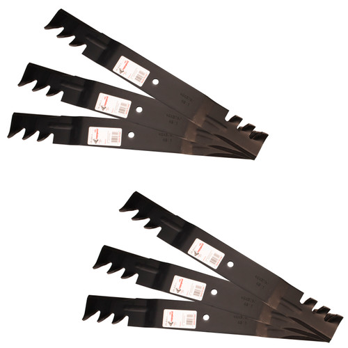 Rotary® 6311 (6) Mower Blades for Country Clipper® Grasshopper® 60" 61" Deck