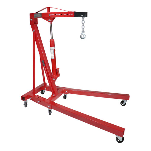 Dragway Tools 2 Ton Folding Hydraulic Engine Hoist