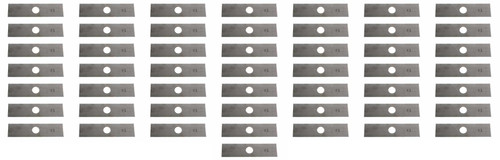 50 USA Mower Blades 8"x2" Unpainted Edger Blade for Echo® 720237001 RYOBI® 61322