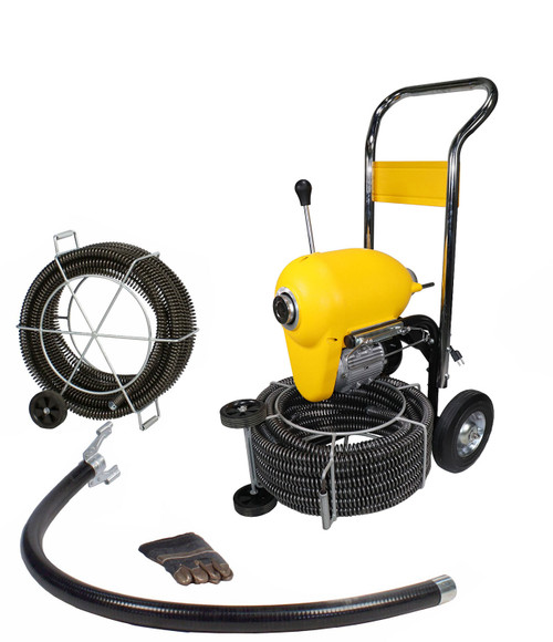 Steel Dragon Tools® K1500A Drain Cleaning Machine and 120ft. Cable