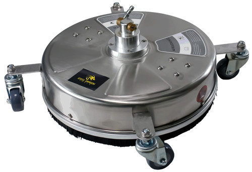 18" Stainless Steel Pressure Washer Surface Cleaner Wheels No Handle