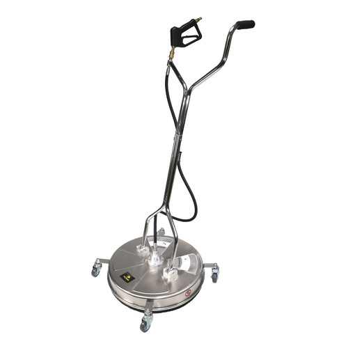 24" Stainless Steel Pressure Washer Flat Surface Cleaner with Wheels
