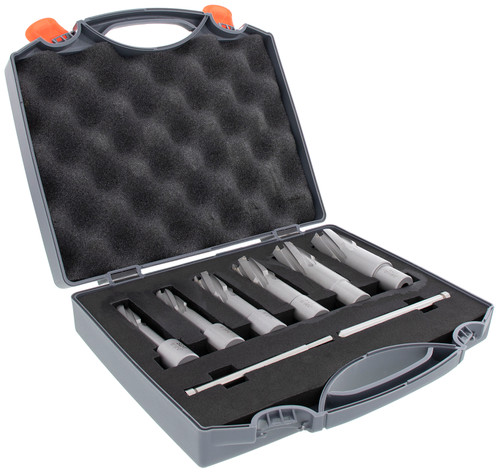 Steel Dragon Tools® 7pc. Tungsten Carbide Tipped Annular Cutter Kit (Small)