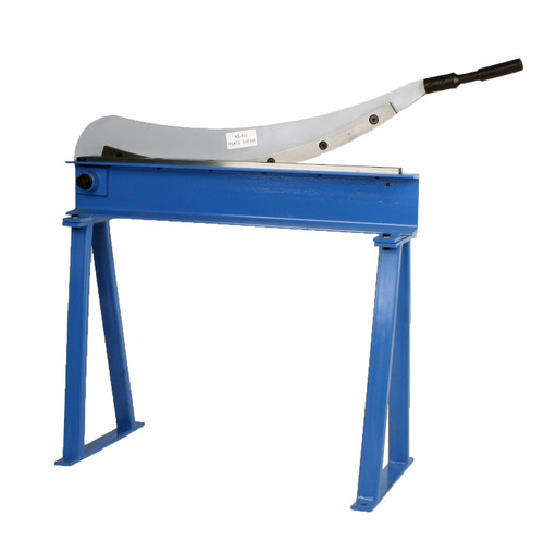 Erie Tools Manual Guillotine Shear 32" x 16 Gauge Sheet Metal Cutter with Stand