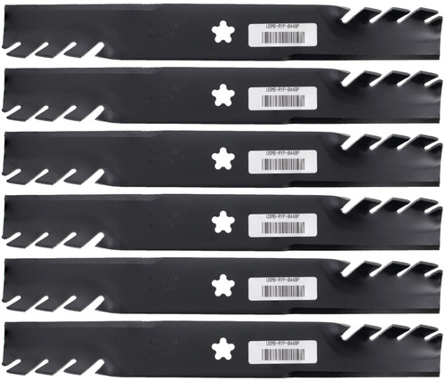 6 USA Mower Blades® for AYP® 12784 138970 139774 193957 581116302 38in. Deck