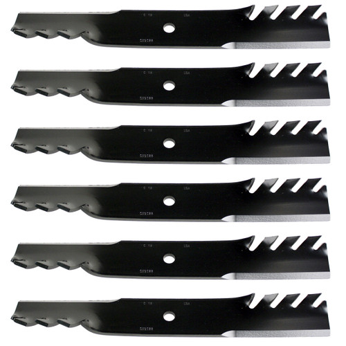 (6) USA Mower Blades® Scag® 48108 481707 481711 48185 A48185 36in. 52in. Deck