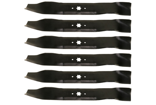 6 USA Mower Blades® for MTD® 490-100-M115 942-616 742-616A 42in. Deck