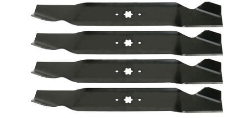 (4) USA Mower Blades® High Lift for Windsor® 50-3945 50-3950 42in. Deck