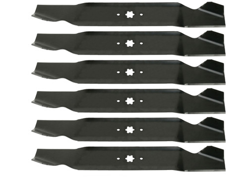 (6) USA Mower Blades® High Lift for Windsor® 50-3945 50-3950 42in. Deck
