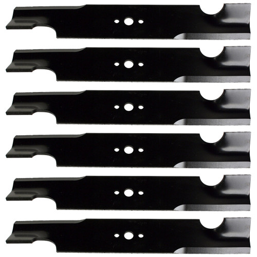 (6) USA Mower Blades® for Snapper® Pro® 5020843 Giant Vac® 0640 32in. 48in. Deck