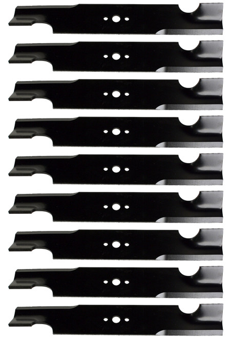 (9) USA Mower Blades® for Snapper® Pro® 5020843 Giant Vac® 0640 32in. 48in. Deck