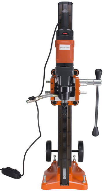 Cayken Handheld 5in. Diamond Core Drill Rig with 580F Adjustable Vacuum Stand