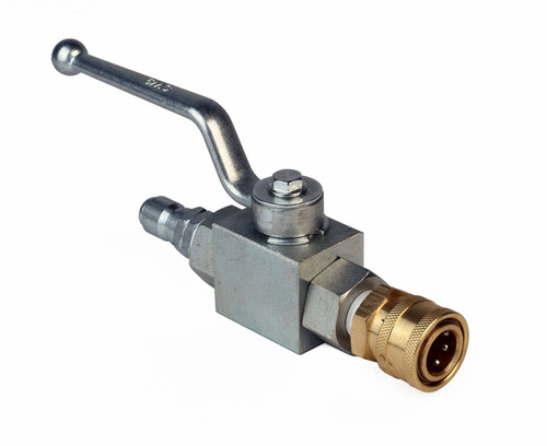 3/8in. Ball Valve with Couplers fits all Surface Cleaners