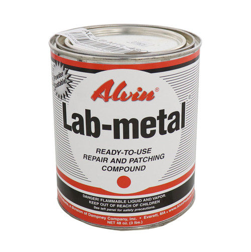 Alvin 48 oz Lab Metal Durable Economical Dent Filler & Patching Compound Epoxy
