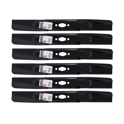 6 Rotary® 17222 Hi Lift Mower Blades for MTD® 742P05177 742-05177 42 in. Deck