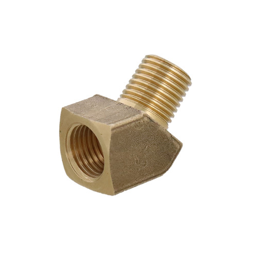 Erie Tools 45 Degree Brass Elbow Fitting for Nozzle on Duct Cleaners