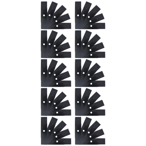 50 Pk 9 in. x 2 in. USA Universal Edger Blade Sharpened Square/Round Center Hole