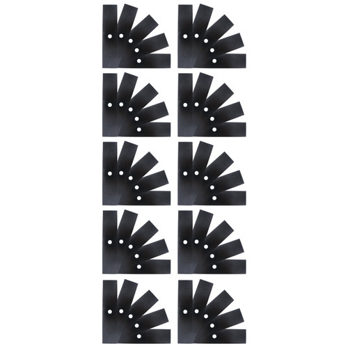 50 Pk USA Edger Blade Unsharpened for Ariens® 03789800 Laser® 91664 Mclane® 2059