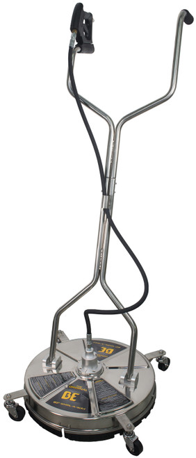 BE Power Equipment 20" Whirl-A-Way Stainless Steel Surface Cleaner w/Castors