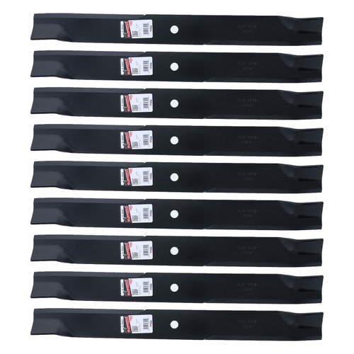 9 Rotary® 6404 Mower Blades for Dixie Chopper 227-72H 30227-72H for 72" Deck
