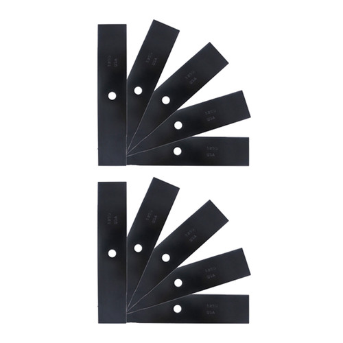 10 Pack USA Edger Blade Tanaka® 6690192 Sharpened Length 10" Width 2" C.H. 1/2"