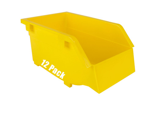 Erie Tools (12) Yellow Replacement Parts Bin For ETD-PB-090
