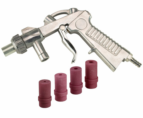 Dragway Tools Gun & Nozzles Kit for Model 25 60 and 90 Sandblast Cabinets