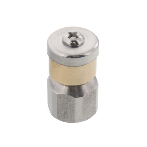 Erie Tools Rotating 1/4" Sewer Jetter Drain Cleaning Nozzle 5.0 Orifice